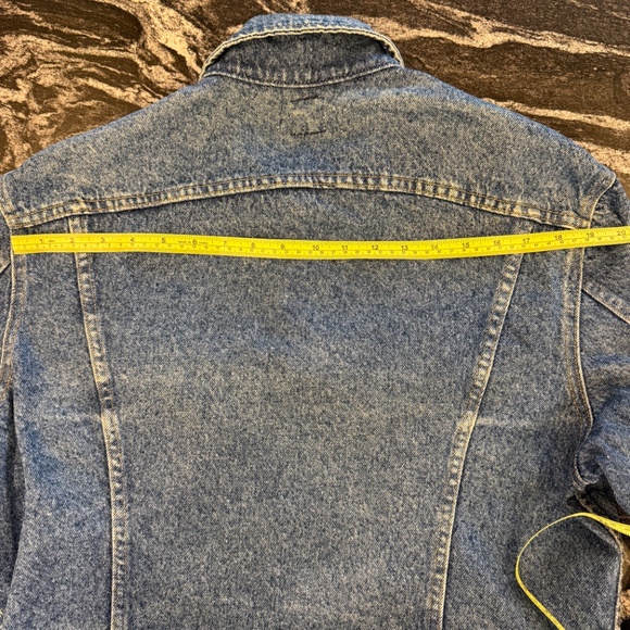 Vintage Lee Denim Jacket Mens Medium Blue Riders Trucker Workwear MiUSA USA 101J - Picture 13 of 15